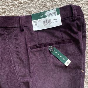 Brand new Ralph Lauren Polo dark purple corduroy pants